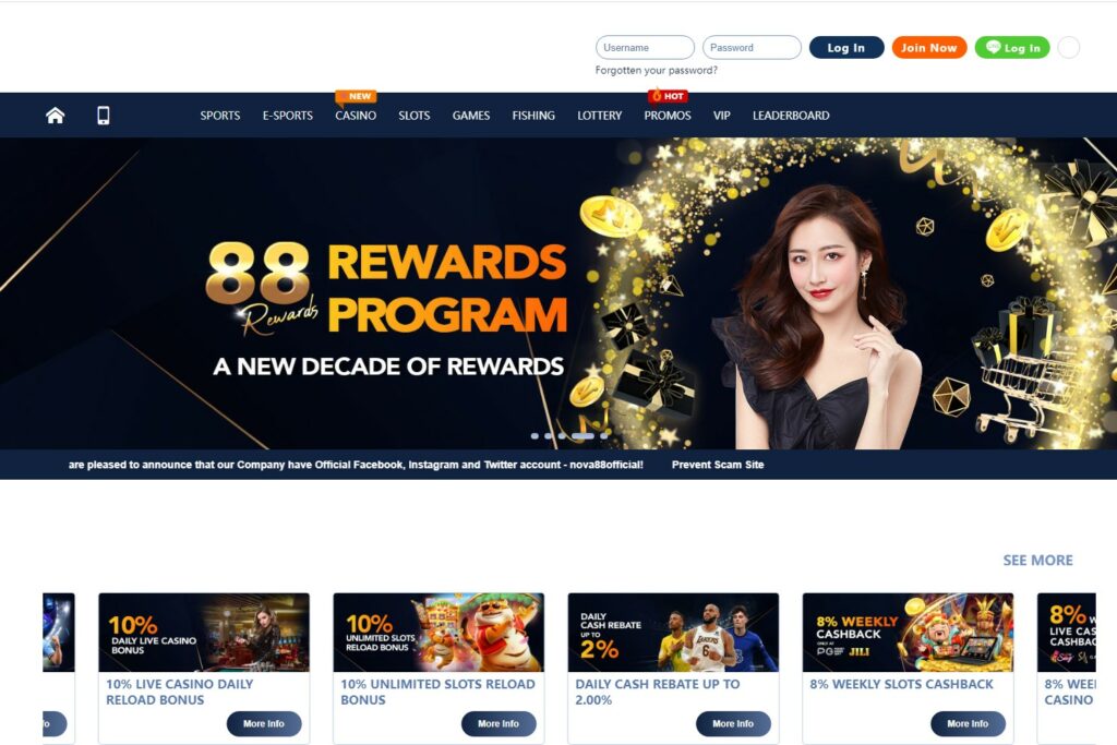 Online Casino Nova88 Thailand